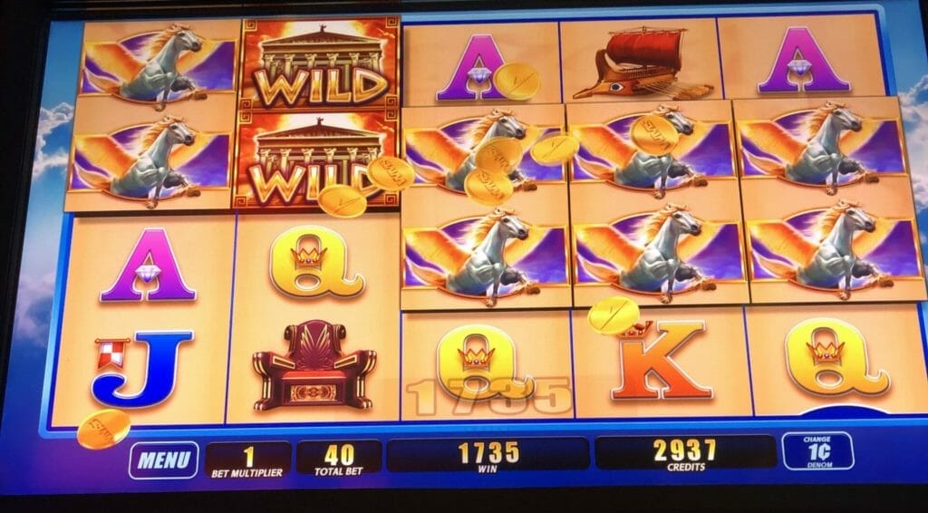 Great Zeus 40x line hit