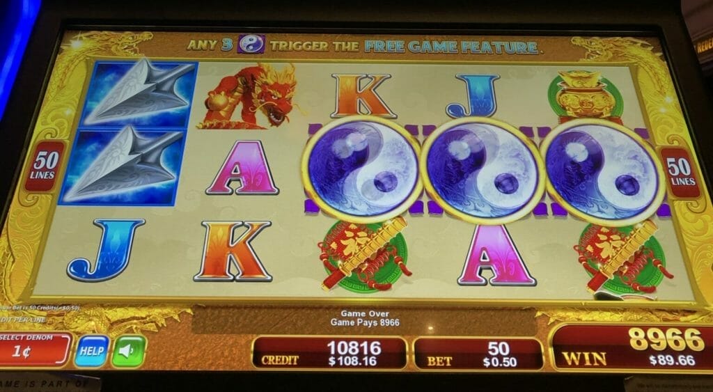 Thunder Arrow God of the East by Konami bonus trigger