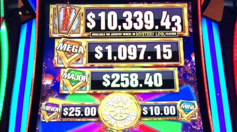 Wheel of Fortune Mystery Link by IGT progressives