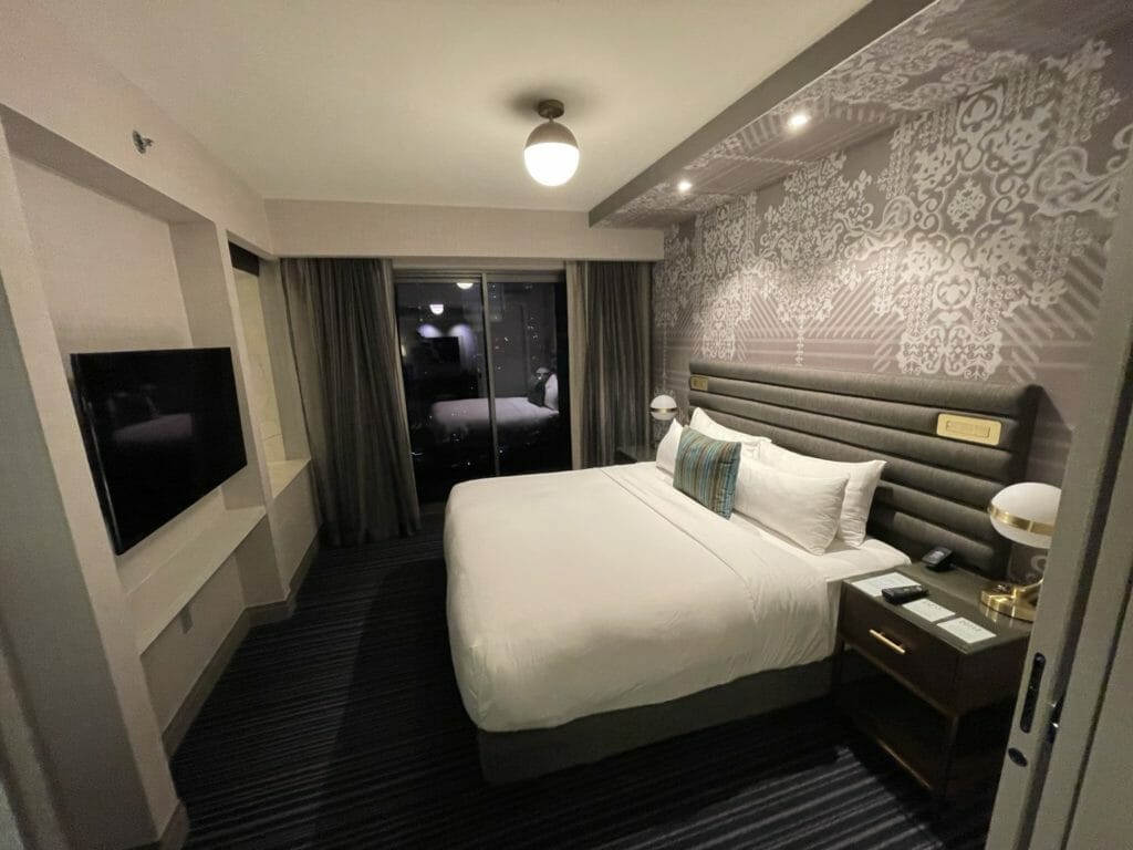 Cosmopolitan of Las Vegas Terrace One Bedroom Suite bedroom