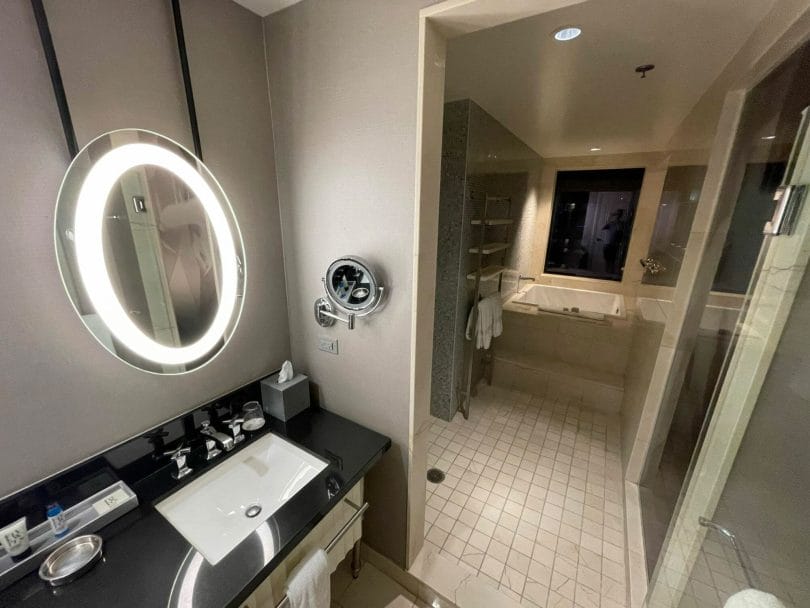 Cosmopolitan of Las Vegas Terrace One Bedroom Suite bathroom