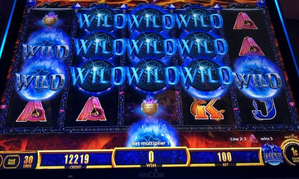 Firecano Freeze by Aristocrat wild fireball explosion conclusion