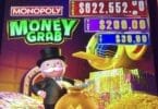 Monopoly Money Grab by Scientific Games top box