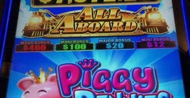 All Aboard Piggy Pennies by Konami jackpots