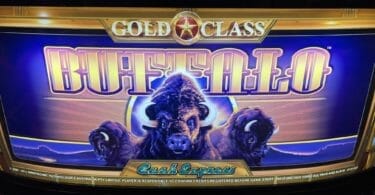 Cash Express Gold Class Buffalo by Aristocrat logo