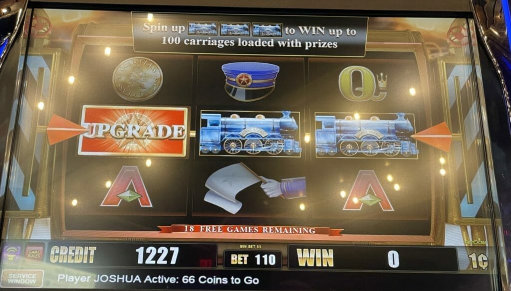 Cash Express Gold Class Buffalo by Aristocrat upgrade symbols