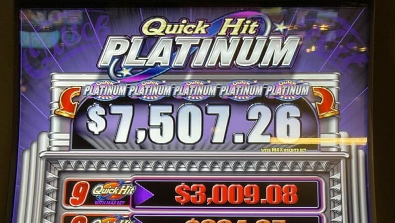 Quick Hit Platinum by Bally top jackpot