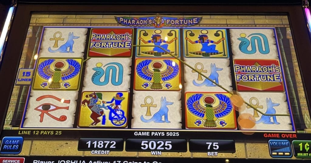Pharoah's Fortune by IGT big line hit