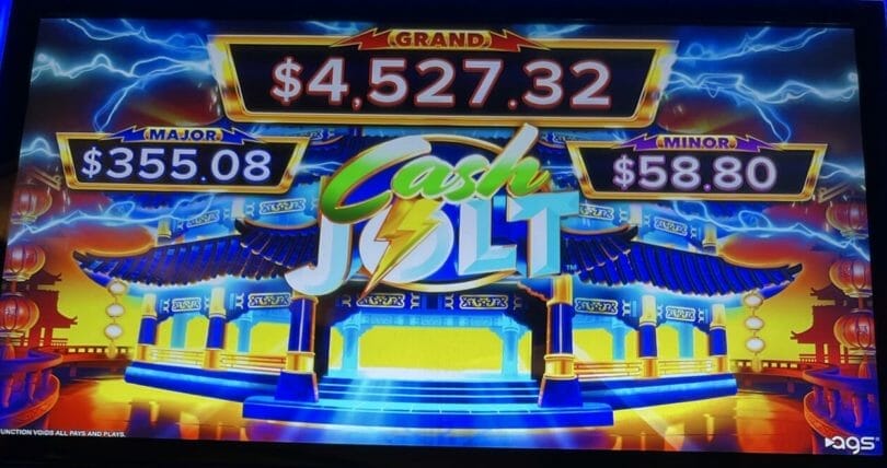 Cash Jolt Grand Palace by AGS progressives