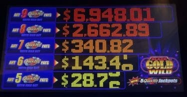 Quick Hit Black Gold Wild by Scientific Games progressives