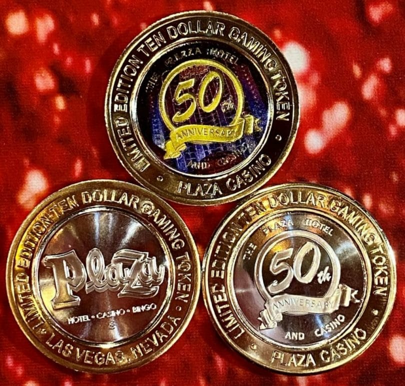 Plaza Las Vegas 50th Anniversary Silver Strike collectibles