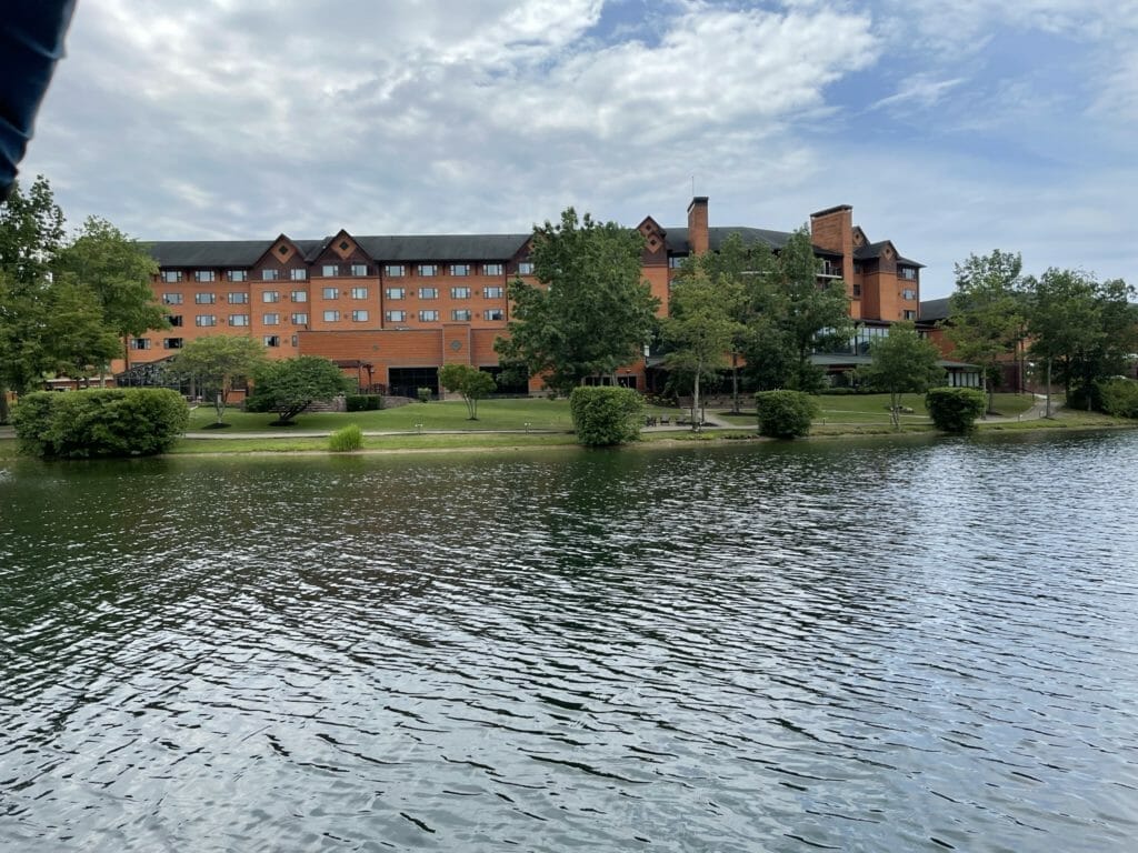 Rocky Gap from the lake