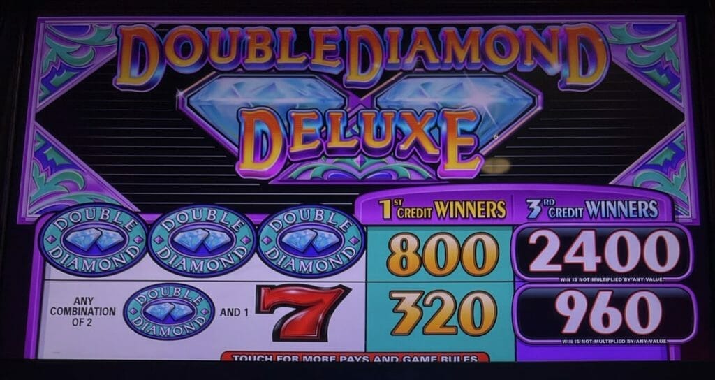 Double Diamond Deluxe by IGT top pays