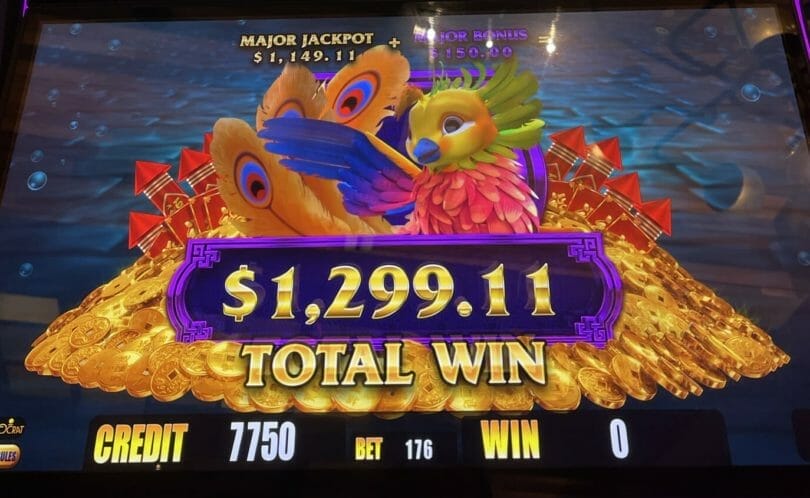 Gold Stacks 88 Turtle Kingdom by Aristocrat major jackpot handpay