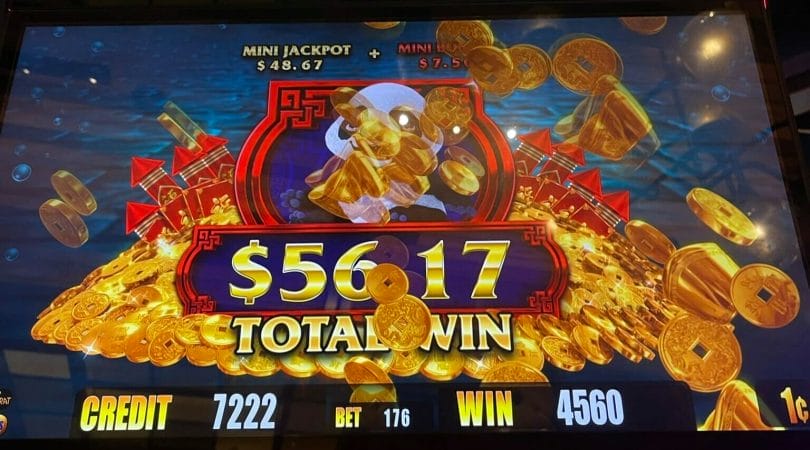 Gold Stacks 88 Turtle Kingdom by Aristocrat mini jackpot winner