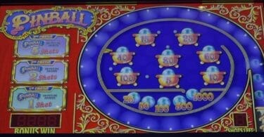 Pinball by IGT top screen