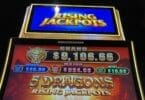 5 Dragons Rising Jackpots by Aristocrat progressives and top screen