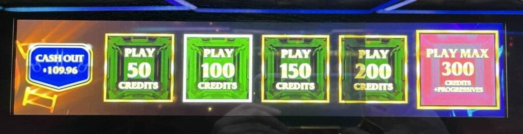 Omni Gems by Incredible Technologies bet panel