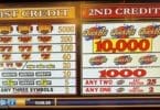 Quick Hit Double Jackpot by Bally pay table