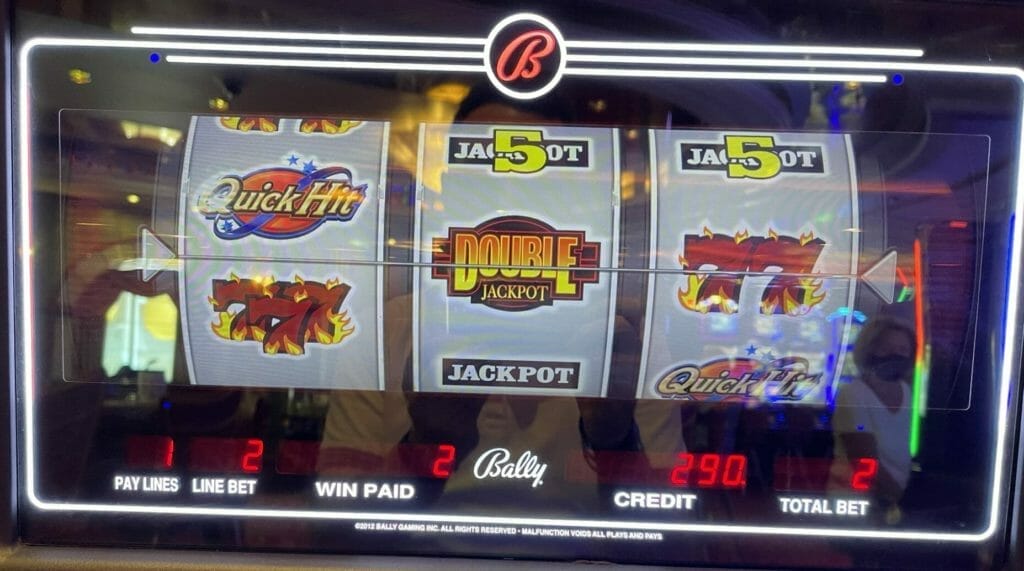 Quick Hit Double Jackpot by Bally single Quick Hit