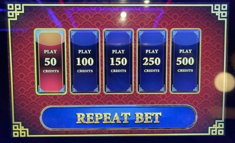 Lucky Ox by IGT bet panel
