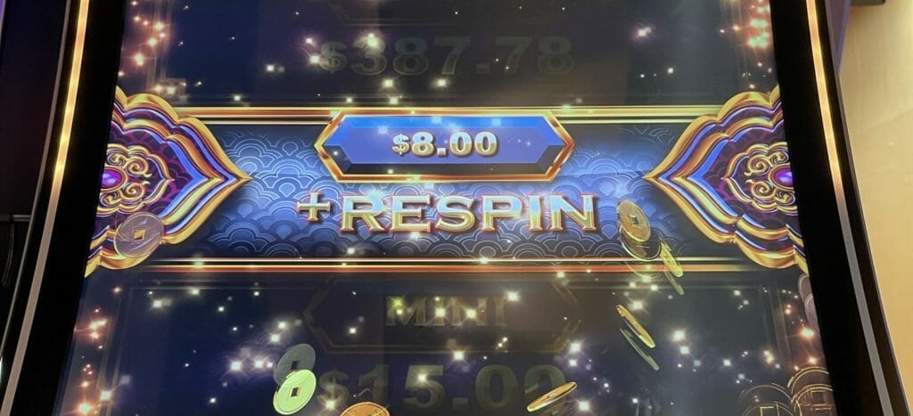 Lucky Ox by IGT jackpot wheel credit prize respin