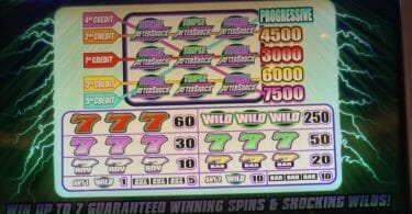 Aftershock by WMS pay table