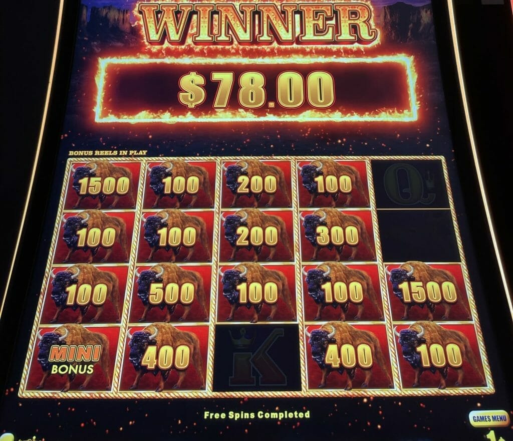 Buffalo Link by Aristocrat 78x hold and spin