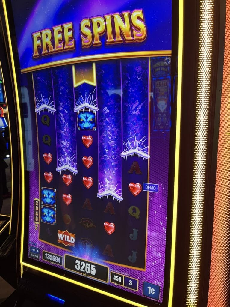 Ultra Cascades by Everi G2E free spins example