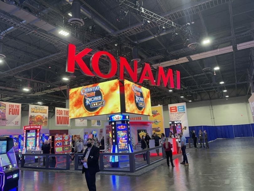 Konami G2E 2021 booth