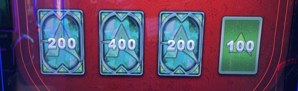 Cards of Cash feature by Ainsworth card reveal