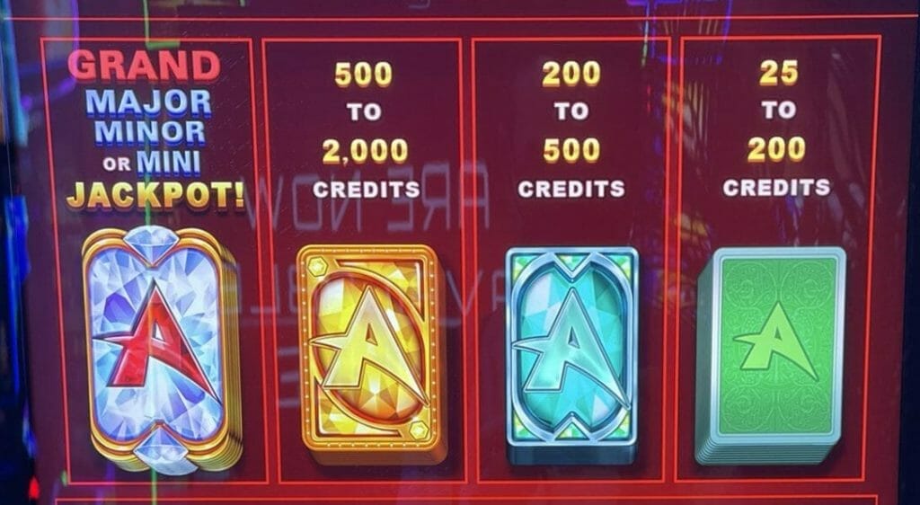 Cards of Cash feature by Ainsworth card ranges