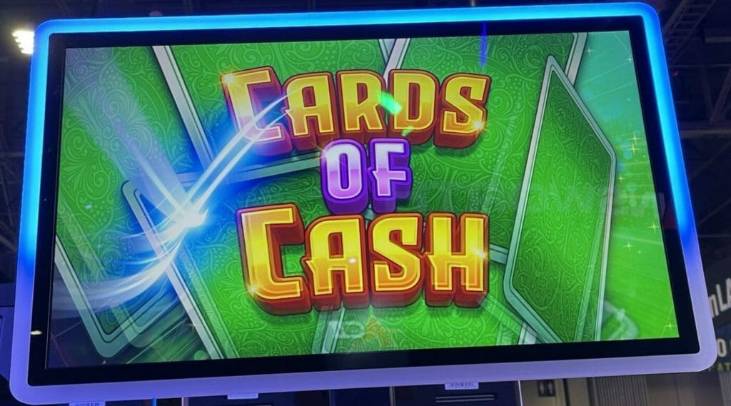 Cards of Cash feature by Ainsworth logo