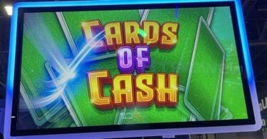 Cards of Cash feature by Ainsworth logo