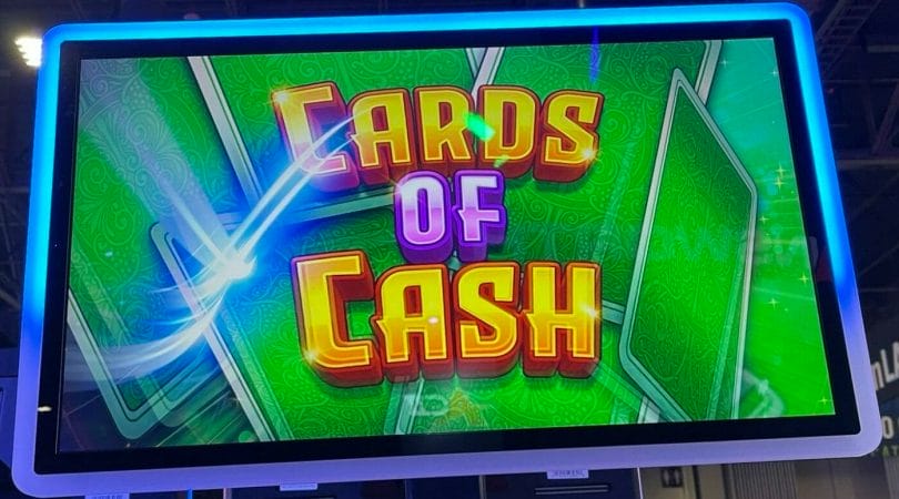 Cards of Cash feature by Ainsworth logo