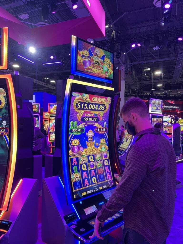 Gold Stacks 88 Empire by Aristocrat cabinet