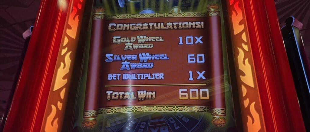 Jin Long 888 by IGT wheel bonus recap