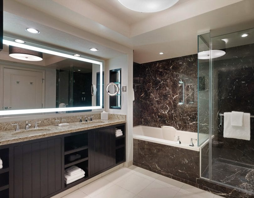 Delano suite bathroom