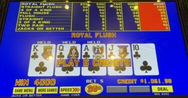 Royal flush at MGM Springfield July 2021