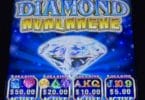 Diamond Avalanche by Ainsworth logo and five of a kind bonuses