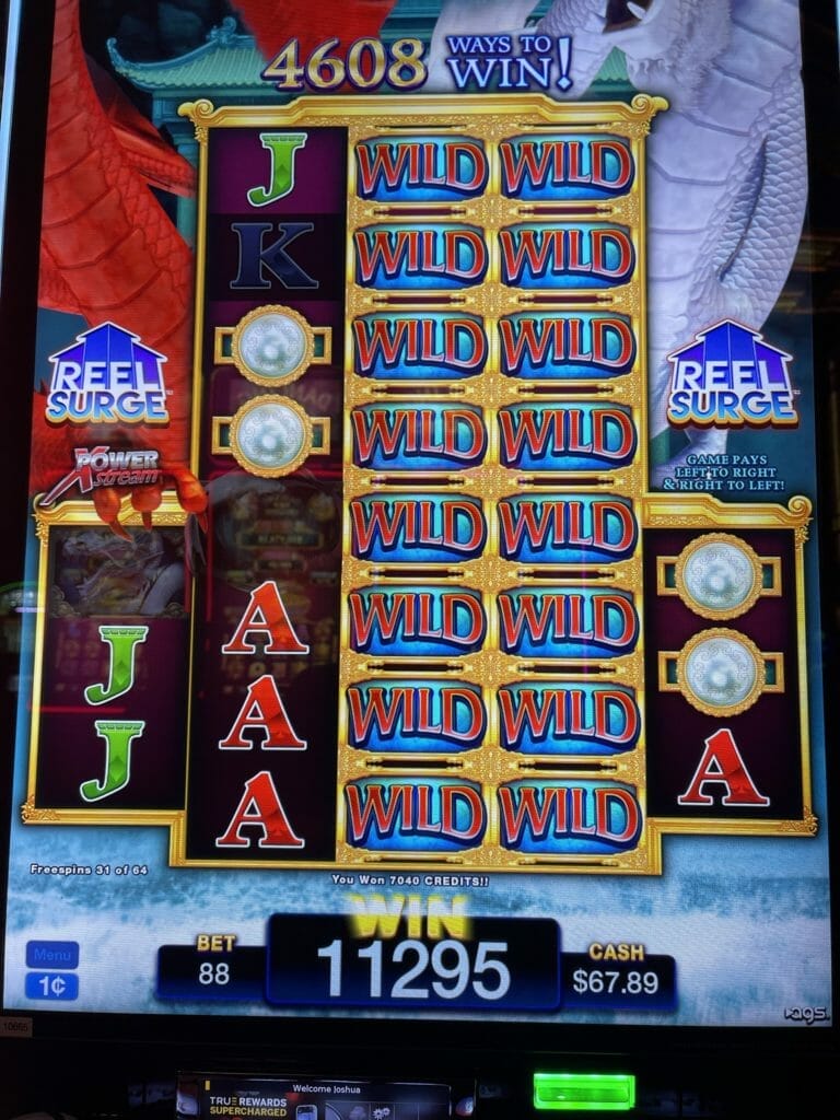 River Dragons by AGS stacked wilds in bonus