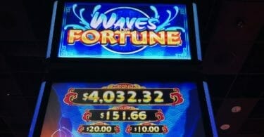 Waves of Fortune by Bluberi logo and progressives