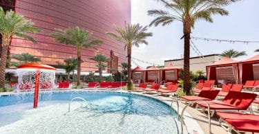 Resorts World Las Vegas Cabana. Photo by Megan Blair