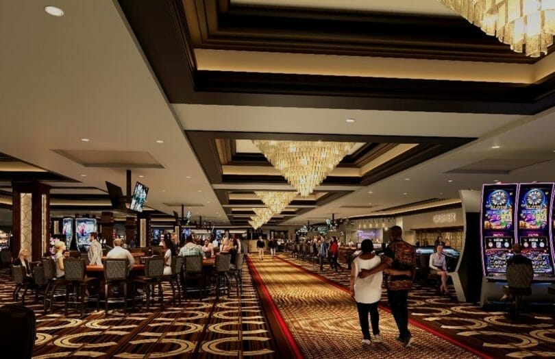 Horseshoe Las Vegas Casino Interior Rendering (Credit: Marnell Companies)