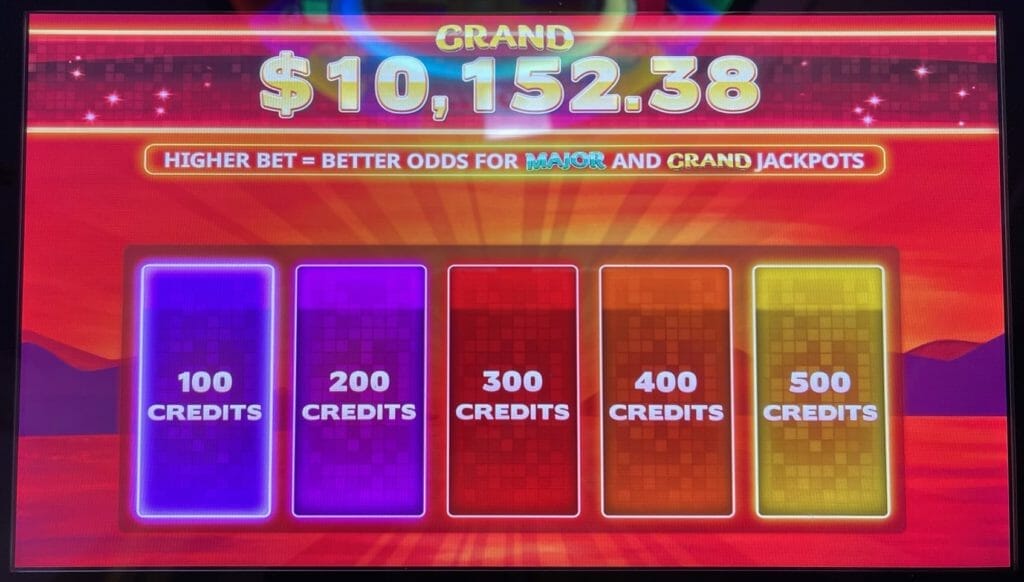 Wheel of Fortune Wild Spin by IGT bet panel