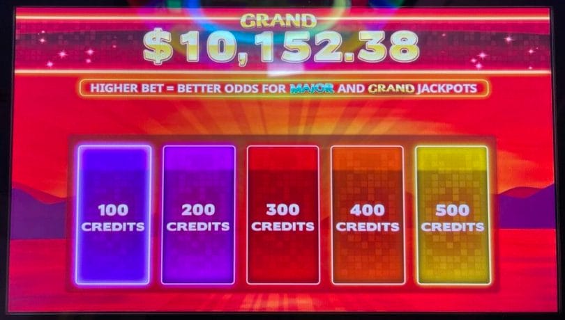 Wheel of Fortune Wild Spin by IGT bet panel