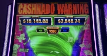 Cashnado by Everi topper and progressives