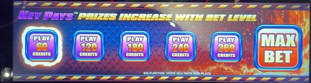 Cashnado by Everi bet panel