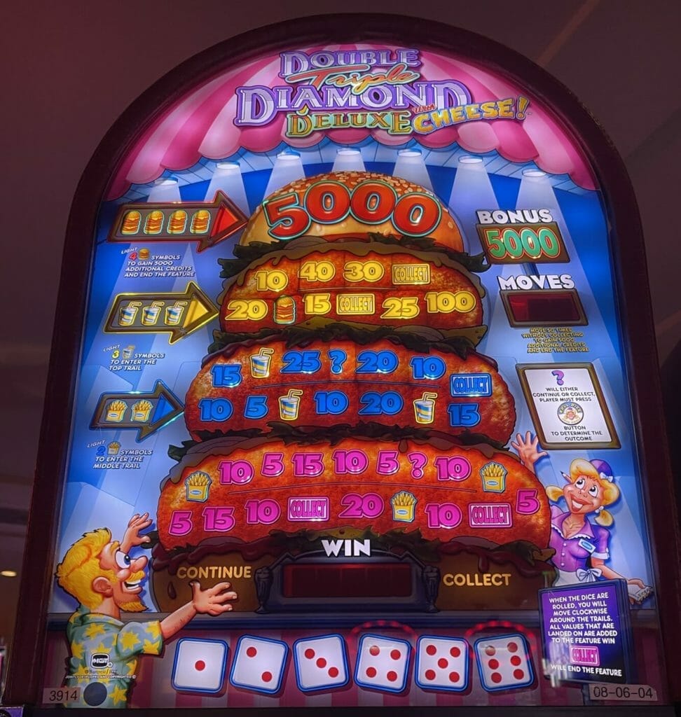 Triple Double Diamond Deluxe with Cheese top box