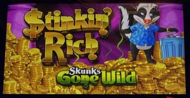 Stinkin' Rich Skunks Gone Wild by IGT logo